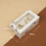 Wholesale Paper Cake Package Box With Window Wedding Cookie Box Kid Gift Box