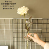 2021Manufacturers wholesale simulation flowers wedding decorations cross-border green plants snow roses