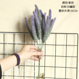 2021Simulation flower manufacturer home decoration wedding holding flower wall plant wall grain with grass