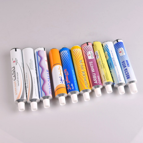100ml hand cream aluminum tube Empty Aluminum Cosmetic Packaging with Octagonal cap wholesale