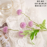 Wholesale cross border wedding condensed jade imitation flower home decoration artificial dandelion