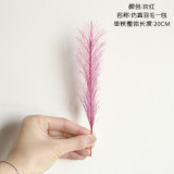 Cross border wholesale feather phoenix tail grass simulation flower manufacturer family decoration wedding hand held flowers