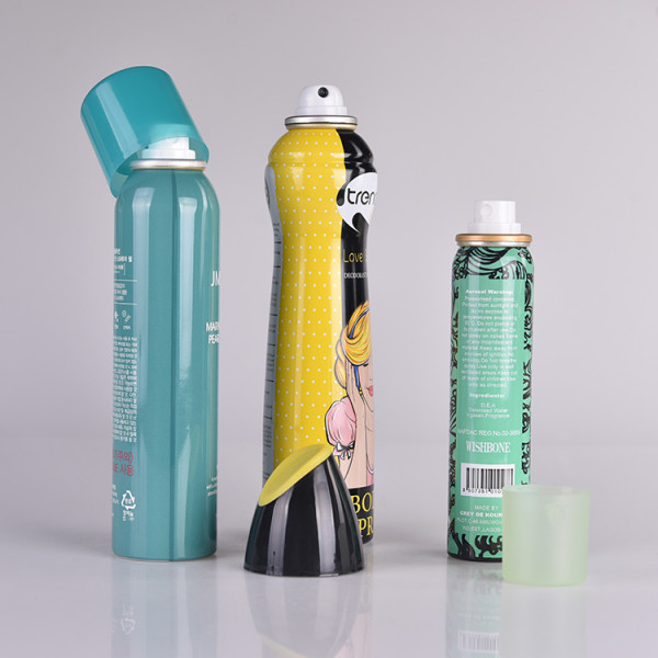 Quick shipment aluminum aerosol can antiperspirantwith cover 250ml 440ml aerosol valve