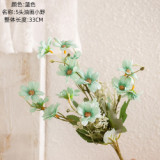 Chrysanthemum oil painting Ono simulation flower green plant wholesale wedding decorations
