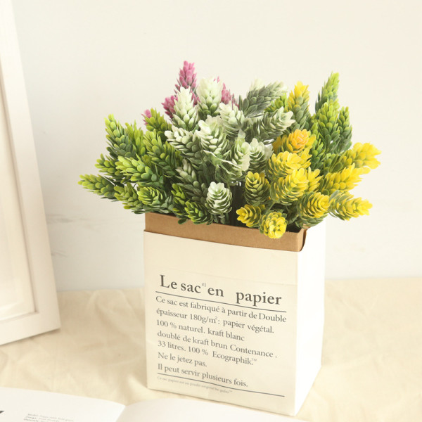 Manufacturer wholesale simulation flower decoration wedding holding flower plant pinecone grass pineapple grass