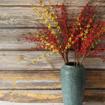PE winter jasmine simulation flower wholesale artificial flower wedding supplies decoration road guide home decoration