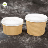 Wholesale Factory price custom print disposable hot paper soup bowls cups