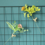 Wholesale wedding gem lotus simulation flower manufacturers cross border artificial flowers and green plant decorations