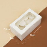 Wholesale Paper Cake Package Box With Window Wedding Cookie Box Kid Gift Box