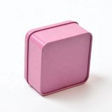 High Quality Cheap Custom Gift Tea Tin Box Simple Color Square Tinplate Packaging Candy Tin Box