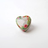 custom printing colorful Widely used  gift candy heart shape flower tin box for Valentine's Day