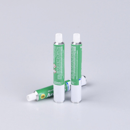Pure Aluminium Collapsible Empty Paint Tubes with Octagon caps