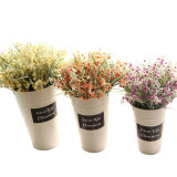 Manufacturer small fresh grass foreign trade simulation flower wholesale pastoral wedding family decoration small hanging clock