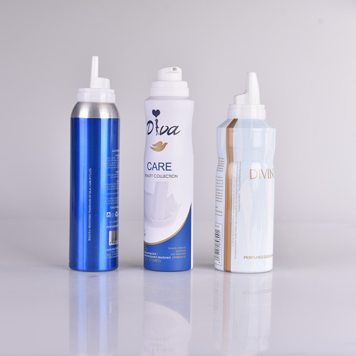 Style variety aluminum can oral spray with cover 200ml 250ml aerosol refillable spray can aerosol oxygen