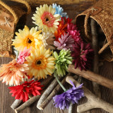 2021 hibiscus  gerbera  export home decoration  imitation flower  foreign trade artificial plant