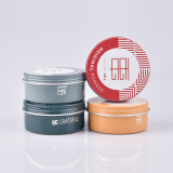 Factory Price aluminum can free sample 50g 60ml 80mlsilver/black/white aluminium candle jar