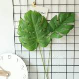 2021Wedding artificial flower manufacturer green plant wholesale decoration crafts cross border turtle leaf