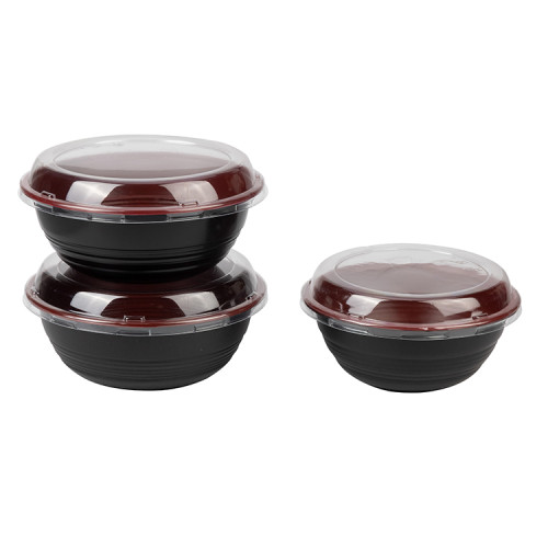 Microwave safe disposable  Redblack soup bowl