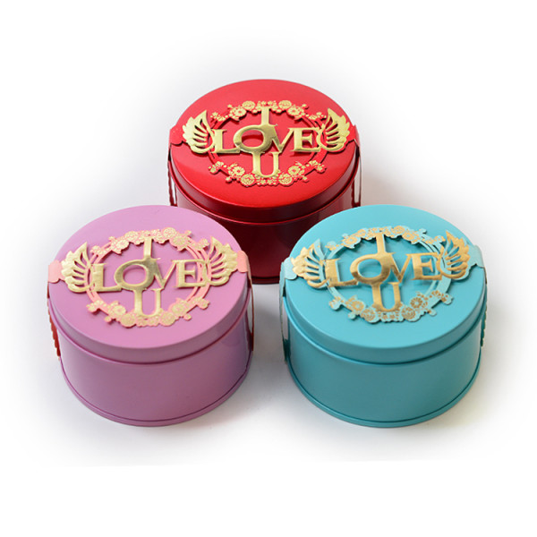 Factory Direct Supply Coffee Tea Cookie Round Packaging Tin Metal Storage Box