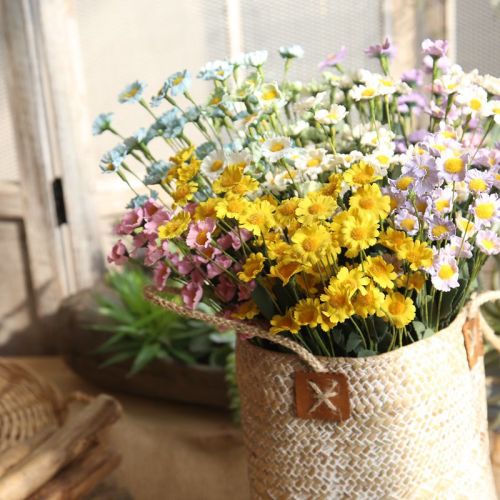 PE foam foreign trade simulation flower wholesale artificial flower wedding decoration family across 15 small daisy