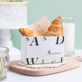 Wholesale Bread Cake Box For Sandwich Packaging Steak Packaging Baked puff Food Box
