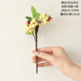 Imitation flower bean branch bean wholesale fake flower export home decoration Christmas Berry