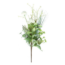 2021Cross border wedding decorations Clematis simulation flower manufacturer fake flower green plant wholesale