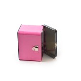 rectangle shape Luxury jewelry metal tin packaging box with lock and key
