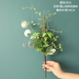 2021Cross border wedding decorations Clematis simulation flower manufacturer fake flower green plant wholesale