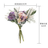 2021Manufacturer wholesale simulation Hydrangea bundle cross border home decoration wedding