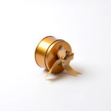 Gold Color Heart Shape candy Tin Box for wedding