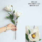 2021Imitation flower fake flower wholesale wedding silk flower export family decoration single branch Magnolia