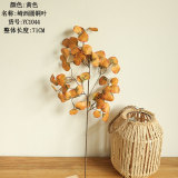 2021Imitation flower manufacturer wedding holding flowers rose wall home decoration round copper leaf