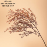 2021Simulation flower manufacturer home decoration cross border wedding wholesale dry rime water grass