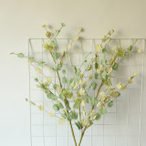 Manufacturer simulation flower cross border wedding wholesale home decoration elotti single branch dry flower