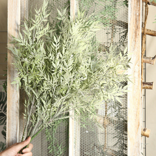 Eucalyptus grass matching simulation flower manufacturer family decoration wedding plant wind bamboo leaf maple leaf