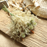 2021Manufacturer wholesale simulation flower wedding cross border decorations thorn ball grass bouquet