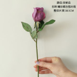 2021Simulated flowers wedding holding flowers family background flower wall photography props set single rose