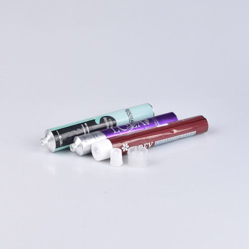 Pure Aluminium Collapsible Empty Paint Tubes with Octagon caps