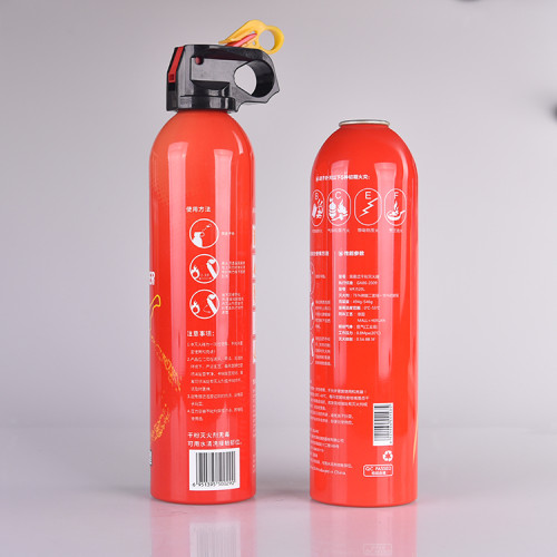 Quick shipment aluminum aerosol can fire extinguisher with cover 250ml 440ml aerosol valve