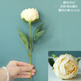 2021Green plant wholesale wedding simulation flower manufacturer decoration round rose