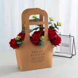 Wholesale Luxury Flower Packaging Valentine's Day Gift Bag Custom Logo