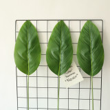 2021Simulated flower home decoration manufacturer cross border wedding wholesale Canna leaves