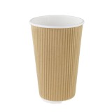 16oz 450ml hot drink paper cup triple wall paper cup disposable for vending