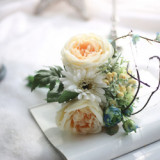 Manufacturers wholesale imitation flowers foreign trade fake flowers, export wedding home decorations rose Fulang bouquet