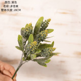 2021Manufacturer green plant wholesale decoration wedding simulation flower Duoluo fruit with grass