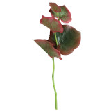 Manufacturer wholesale indoor green plant wall artificial flower micro landscape fleshy single fork butterfly leaf