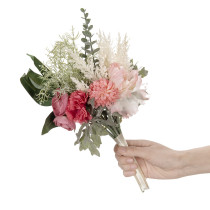 2021Manufacturer green plant wholesale wedding cross border holding bridal simulation flowers