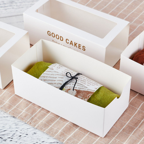 Wholesale Cake Box With Window Sweet Food Candy Cookie Paper Box Sushi Paper Box