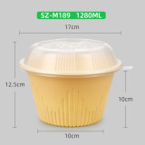 One compartment takeaway box plastic food containers disposable with cover